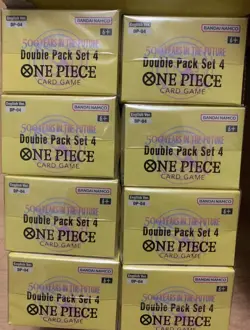 One Piece Card Game OP07 500 Years In The Future DP-04 LOT OF 8 Double Packs Set - Image 5