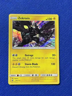 Reshiram, Zekrom & Kyurem - 3 Card Holo Pokemon Set, Legendary Rare Pokemon NM - Image 3