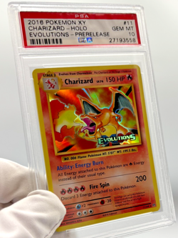 Pokemon Cards - PSA 10 Charizard 11/108 - PRERELEASE Evolutions - GEM MT - Image 4