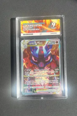 Pokemon TCG Lucario VSTAR SWSH291 Holo Promo Card Mint Ace 9 - Image 1