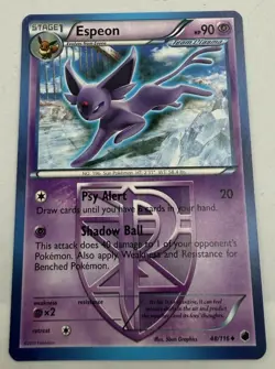 Espeon (Team Plasma) 48/116 LP Plasma Freeze Non Holo Pokemon Card NM - Image 1