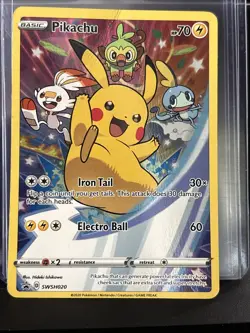 Pikachu SWSH020 SWSH: Sword & Shield Promo Cards Holo - Image 1