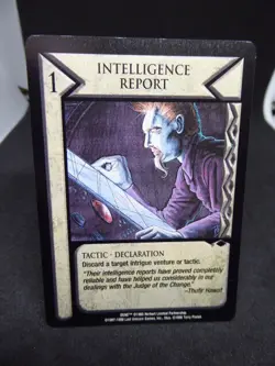 JUDGE OF THE CHANGE :DUNE CCG CARD-INTELLIGENCE REPORT -1997-1998 - Image 1