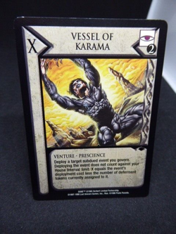 JUDGE OF THE CHANGE :DUNE CCG CARD- VESSEL OF KARAMA-1997-1998 - Image 1