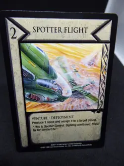 JUDGE OF THE CHANGE :DUNE CCG CARD- SPOTTER FLIGHT -1997-1998 - Image 1