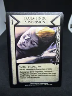 JUDGE OF THE CHANGE :DUNE CCG CARD- PRANA-BINDU SUSPENSION -1997-1998 - Image 1