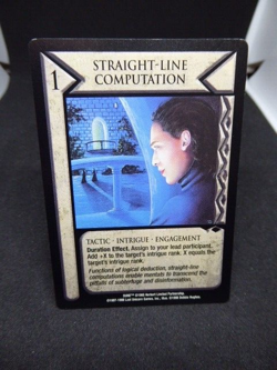 JUDGE OF THE CHANGE :DUNE CCG CARD- STRAIGHT LINE COMPUTATION-1997-1998 - Image 1