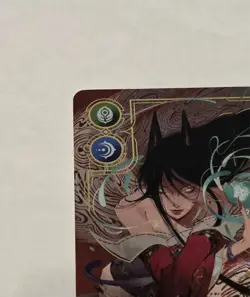 2025 League of Legends Riftbound English TCG Card Ahri OGN·303*/298 Signature NM - Image 2