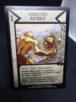 JUDGE OF THE CHANGE :DUNE CCG CARD- DIRECTED RETREAT -1997-1998 - Image 1