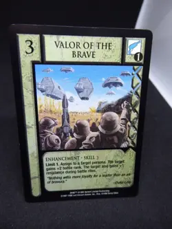 JUDGE OF THE CHANGE :DUNE CCG CARD- VALOR OF THE BRAVE -1997-1998 - Image 1