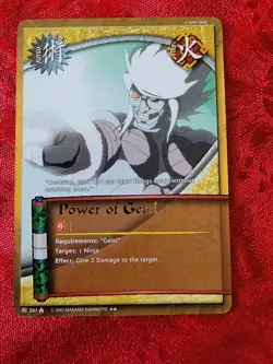 Naruto Collectible Card Game: Power of Gelel 261 Gold Text 1st Edition - Image 1