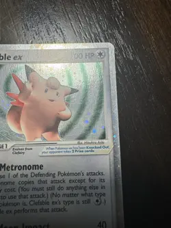 Pokemon Clefable EX Vintage FireRed LeafGreen Holo Card 106/112 LP - Image 5