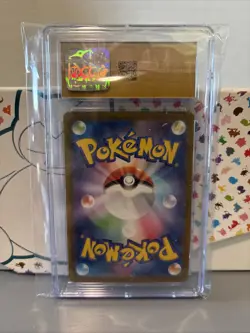 CGC PRISTINE 10 Eevee 125/187 Terastal Fest ex sv8a Pokemon Card POKE BALL HOLO - Image 2