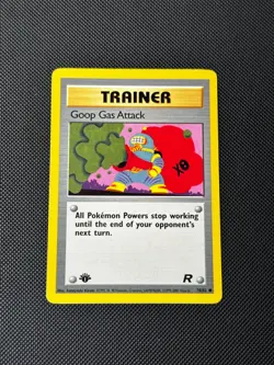 Goop Gas Attack 78/82 1st Edition Pokemon Card Team Rocket Common WOTC NM - Image 1