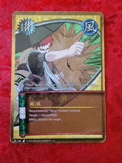 Naruto Collectible Card Game: Sand Burial 100 Gold Text - Image 1