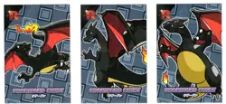 Shiny Charizard -3 CARD LOT- Cracked Ice Holo - Team Rocket- Pokemon Cards - Image 1