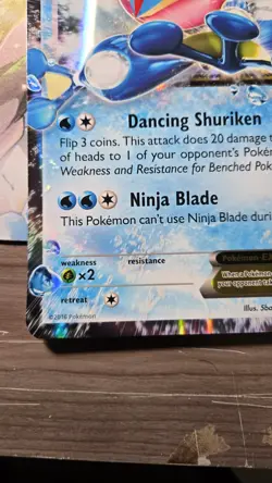 Ash-Greninja EX - (XY Black Star Promos) XY133 Jumbo Cards Holo - Image 4