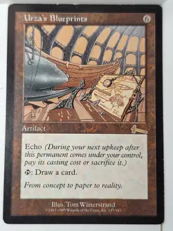 Urza's Blueprints - Urza's Legacy - Magic the Gathering MTG Nice! - Image 1