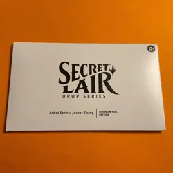 MTG Secret Lair Jesper Ejsing RAINBOW FOIL Sealed, in hand - Deflecting Swat - Image 1