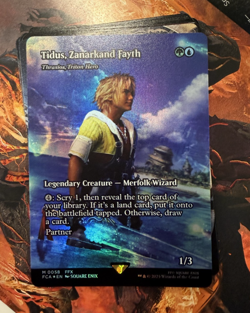 FOIL Tidus, Zanarkand Fayth - Thrasios, Triton Hero, Showcase Final Fantasy MTG - Image 2