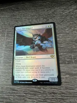 MTG Aven Interrupter Foil Outlaws Of Thunder Junction Rare NM 2024 - Image 1