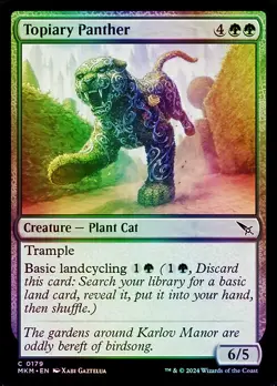 Topiary Panther Murders at Karlov Manor NM MTG Foil - Image 1