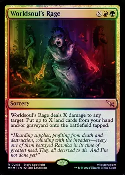 Worldsoul's Rage Murders at Karlov Manor NM MTG Foil - Image 1