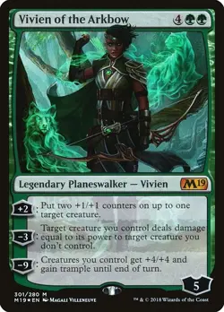 Vivien of the Arkbow Foil - Core Set 2019 MTG-LP - Image 1