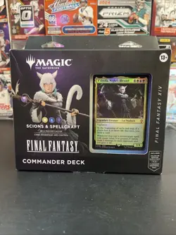 🔥 SCIONS AND SPELLCRAFT Y'SHTOLA FF14 COMMANDER PRECON DECK - FINAL FANTASY MTG - Image 1