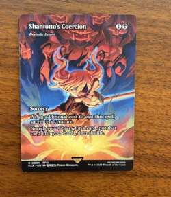 Shantotto's Coercion - Diabolic Intent - Showcase MTG Final Fantasy - Rare - NM - Image 1