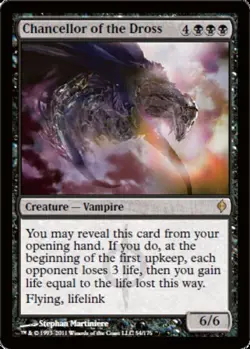 MTG Chancellor of the Dross - Foil, New Phyrexia, Lightly Played, English - Image 1