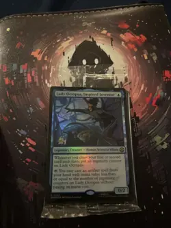 Lady Octopus Inspired Inventor Marvel's Spider-Man Foil Prerelease Stamped - Image 3