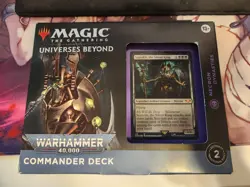 Magic The Gathering: Warhammer 40K Necron Dynasties Commander Deck Sealed/New - Image 1
