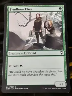 Fyndhorn Elves , Commander Legends , NM ,MTG,FREE SHIPPING - Image 1