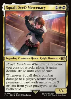 MTG Squall, SeeD Mercenary - Foil NM-Mint Final Fantasy - Image 1