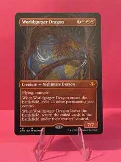 Worldgorger Dragon (Borderless) Dominaria Remastered Foil - Image 1