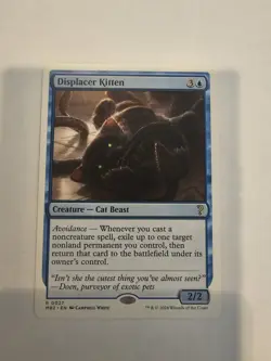 Displacer Kitten (White Border) Mystery Booster 2 Regular - Image 1