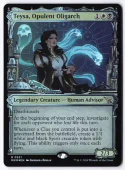 Teysa, Opulent Oligarch (Showcase) (0321) R Murders at Karlov Manor 321 NM - Image 1