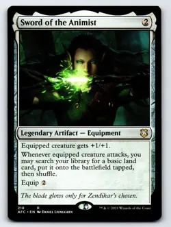 Sword of the Animist R Commander: Adventures in the Forgotten Realms # 218 NM No - Image 1