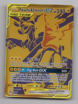 Pokemon TCG: SM Promos *Foil* Pikachu & Zekrom GX (SM248) - Image 1