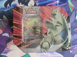 Pokemon TCG Tyranitar - V Strikers Tin Sealed - Image 1