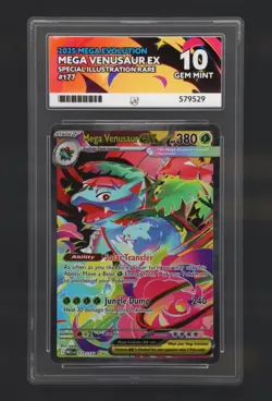 Ace 10 Pokemon Mega Evolution Mega Venusaur Ex 177 Special Illustration Rare - Image 2