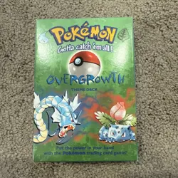 WoTC 1999 Pokemon Overgrowth Theme Deck. Box isn’t sealed but everything else is - Image 1
