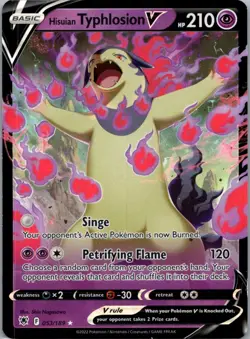 Pokemon TCG Hisuian Typhlosion V 53/189 Astral Radiance NM - Image 1