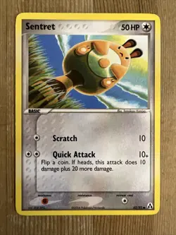 Pokemon TCG Sentret EX Legend Maker 62/92 Regular Common MP - Image 1