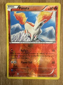 Ponyta - 14/106 - Common - Reverse Holo DMG, English Pokemon XY FlashFire - Image 1