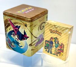 POKEMON: TCG Collectors Tin (NICE) w/ (1) FACTORY *SEALED* GOLD FOIL PACK - Image 1