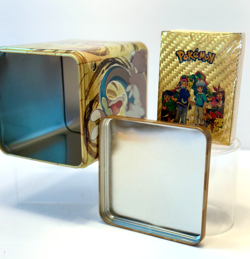 POKEMON: TCG Collectors Tin (NICE) w/ (1) FACTORY *SEALED* GOLD FOIL PACK - Image 4