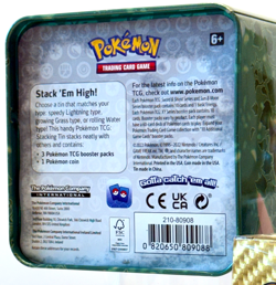 POKEMON: TCG Collectors Tin (NICE) w/ (1) FACTORY *SEALED* GOLD FOIL PACK - Image 5