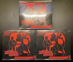 3x Pokemon TCG: SV DESTINED RIVALS Elite Trainer Box LOT - FACTORY SEALED - Image 1